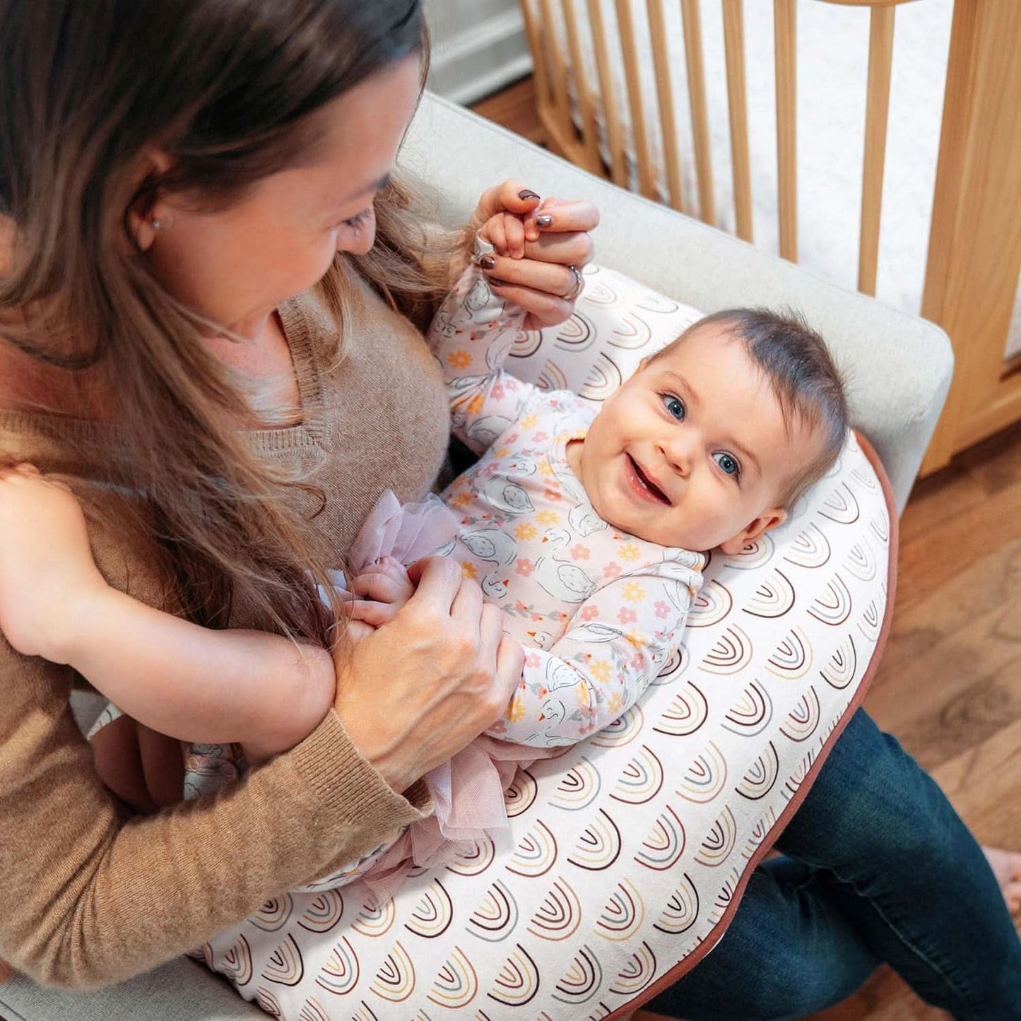 Copricuscino allattamento - Tessuto biologico Accessori Alimentazione e Allattamento Bebe Naty Shop