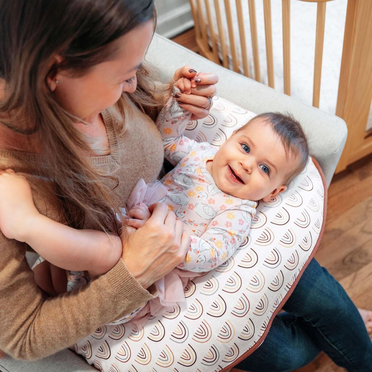 Copricuscino allattamento - Tessuto biologico Accessori Alimentazione e Allattamento Bebe Naty Shop