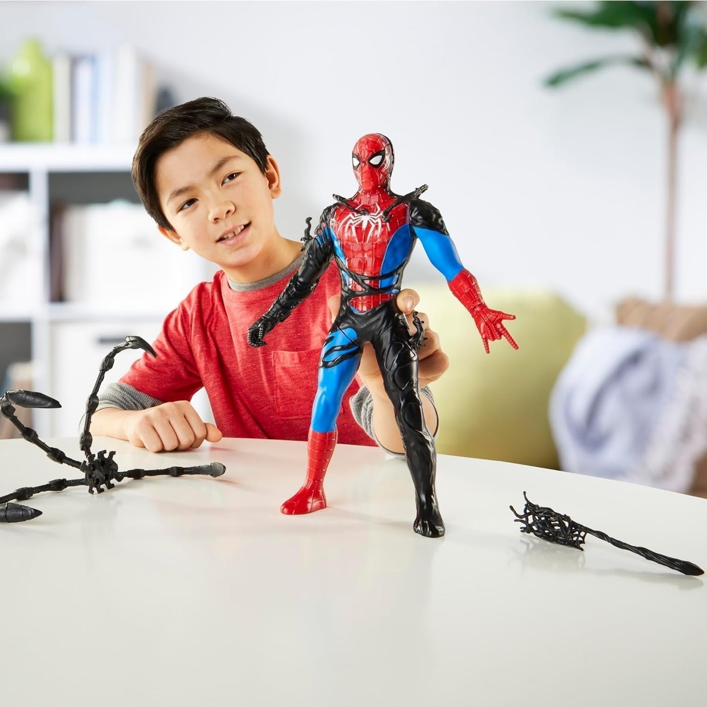 Marvel Spider-Man Venomversus Spider-Man Color Changer Action Figure con Accessori Action figures Naty Shop