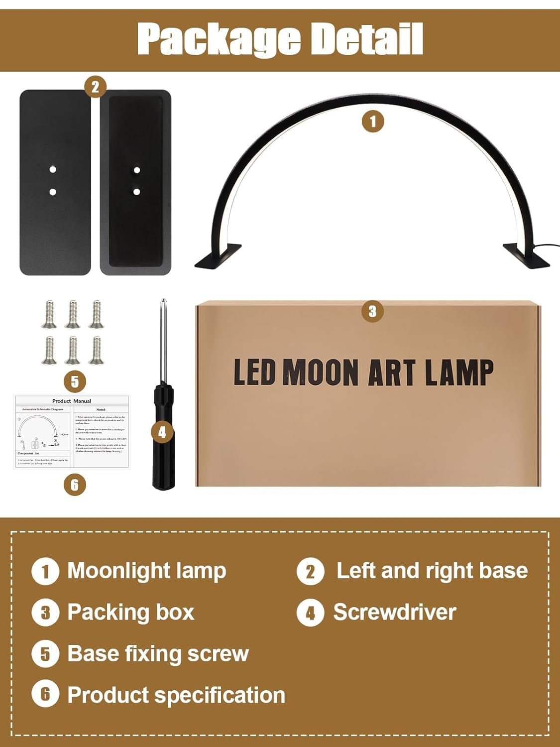 Lampadario Kalolary, Lash Lumière Pour Extensions De Cils Regglable À 360°, 3000K-6000K Demi-Lune Lamp, Lamp De Beauté (Lampada a mezzaluna)