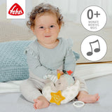 Carillon Fehn elefantino nella luna - ricamo "Glow-in-the-dark" con la canzone "The moon has rise" - peluche per addormentarsi - giocattolo per bambini in viaggio e a casa - da 0+ mesi Baby Toys Naty Shop