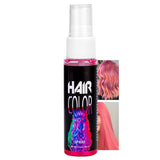 Colore Spray Per Capelli, Tintura Per Capelli Spray Rossa Temporanea, Tintura Per Capelli Colorata Rossa, Tintura Per Capelli Lavabile, Spray Colorante Per Capelli Rosso Vivido, Tintura Per Capelli Istantanea, Tintura Per Capelli Per Carnevale, Halloween, Cosplay, Tintura Per Capelli Per Feste Naty Shop Rosa 30 Ml (1 Confezione)