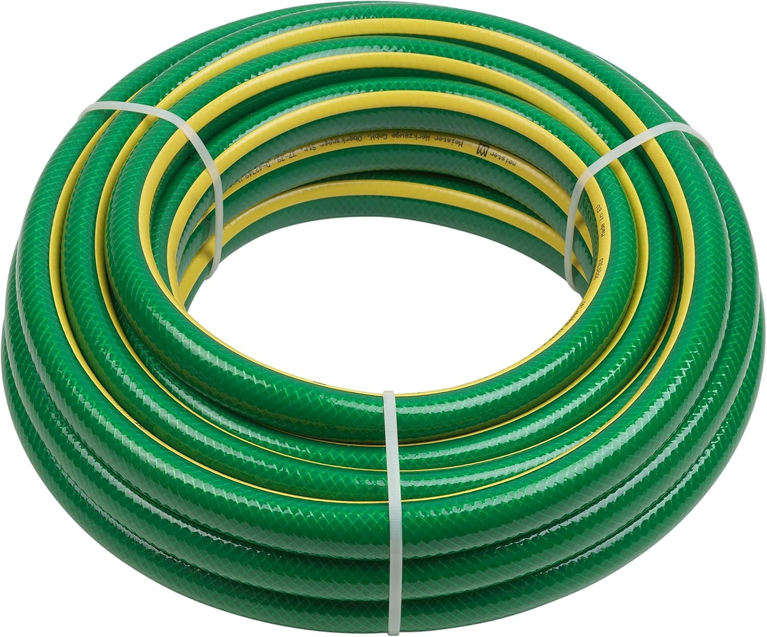 Tubo da giardino in tessuto incrociato Meister, 12,7 mm (1/2 pollice) - Lunghezza 30 m - Per irrigare piccole aree - Resistente allo schiacciamento e all'abrasione - Resistente ai raggi UV, Tubo da giardino in PVC vergine, Tubo dell'acqua, 9930260