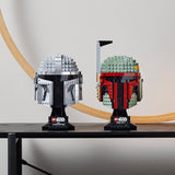 Modello di casco mandaloriano LEGO Star Wars, collezione di decorazioni per la stanza e un meraviglioso regalo per adulti, kit, uomini, donne, madre, padre, idea regalo da collezione 75328 Set di costruzione Besuche den LEGO-Store