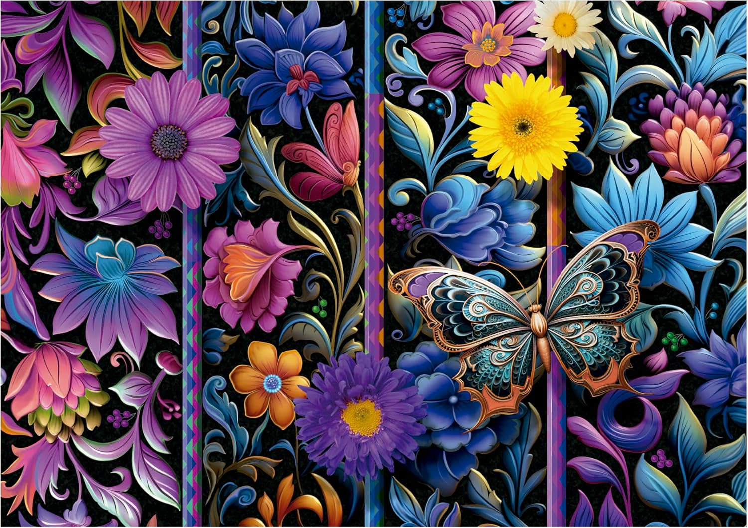 Educa - Puzzle da 500 pezzi per adulti | Bada Bloom. Dimensioni: 48X34 cm. Include la colla per puzzle Fixpuzzle. Per 11 anni (19909) Puzzle Naty Shop