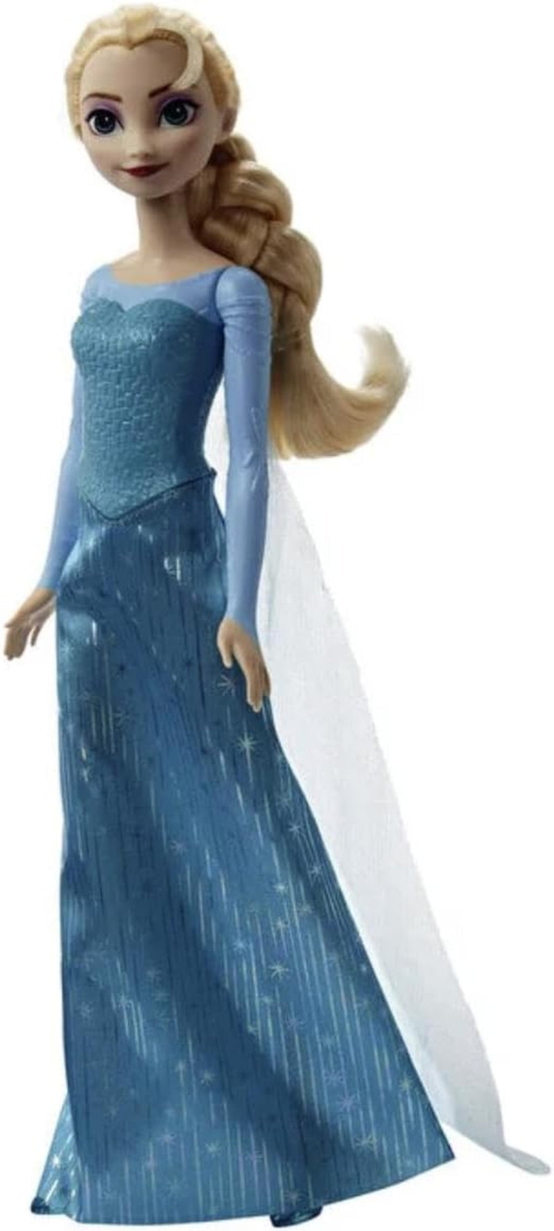 Mattel Disney La Regina dei Ghiacci Elsa, La Regina dei Ghiacci, Capelli Biondi Pettinati, Mobili, Scarpe Rimovibili, Regali Disney, Giocattoli di 3 Anni, Bambole Naty Shop HLW47