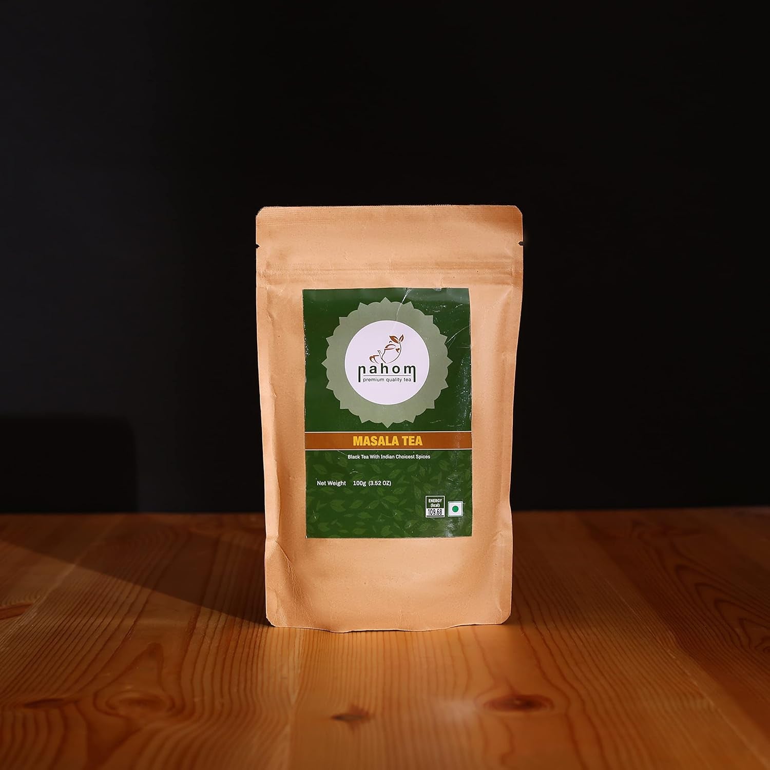 Tè sfuso Masala Chai indiano | 50 tazze, miscela di tè nero, cannella, cardamomo, pepe nero | Tè Masala speziato | Chai Latte adatto a busta da 3,53 once/100 g