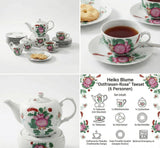 Servizio da tè alla rosa tea della Frisia orientale