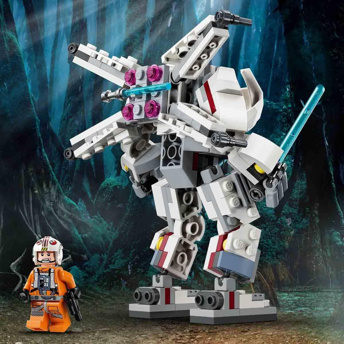 Mech X-Wing di Luke Skywalker LEGO Star Wars, mattoncini giocattolo da collezione, azione e avventura, idea regalo per ragazzi e ragazze creativi dai 6 anni in su 75390 Set da costruzione Besuche den LEGO-Store