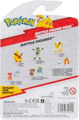 Pokémon PKW3583 - Battle Figure Pack - Leufeo & Bisasam, Figure ufficiali dettagliate, 5 cm cadauna Action figures Naty Shop