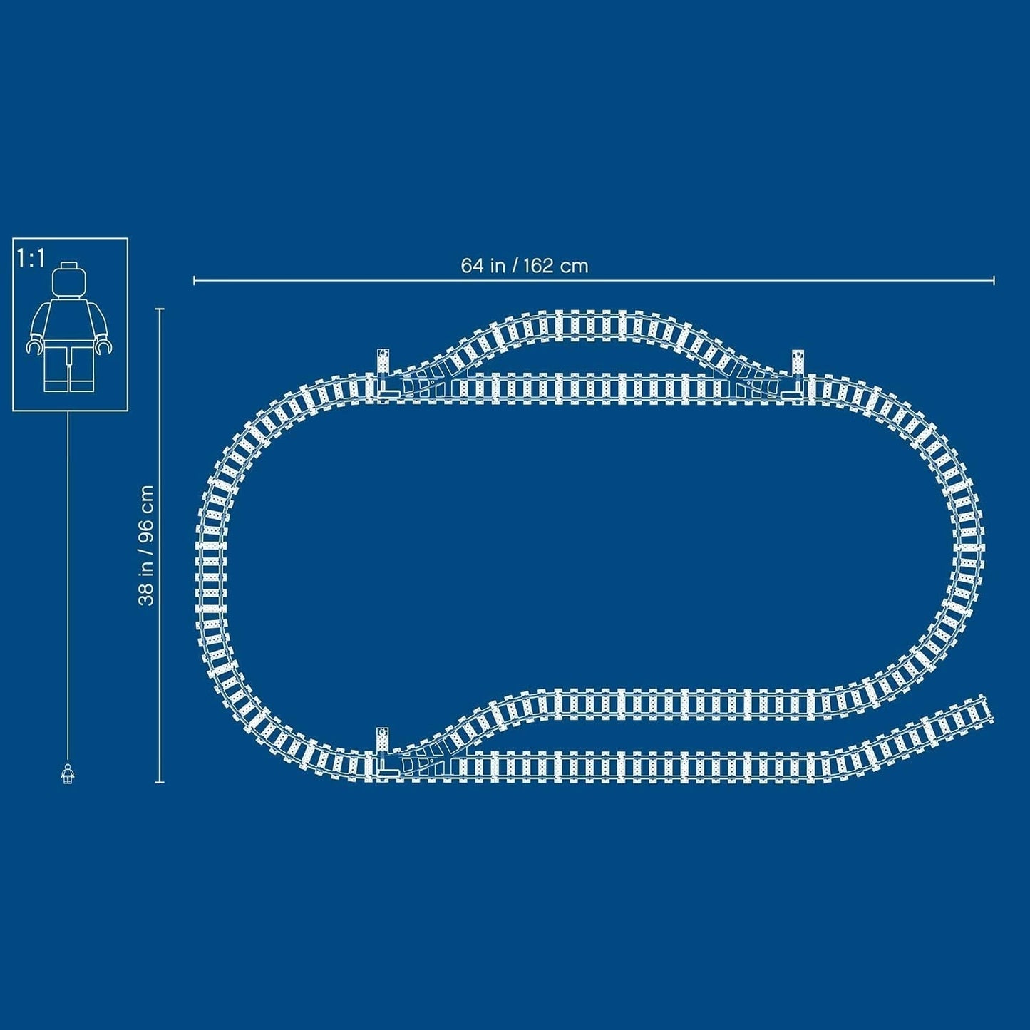 LEGO 60205 City Tracks Set di espansione da 20 pezzi per bambini Set di giocattoli per ragazzi e ragazze Set di costruzione Acquista il negozio LEGO