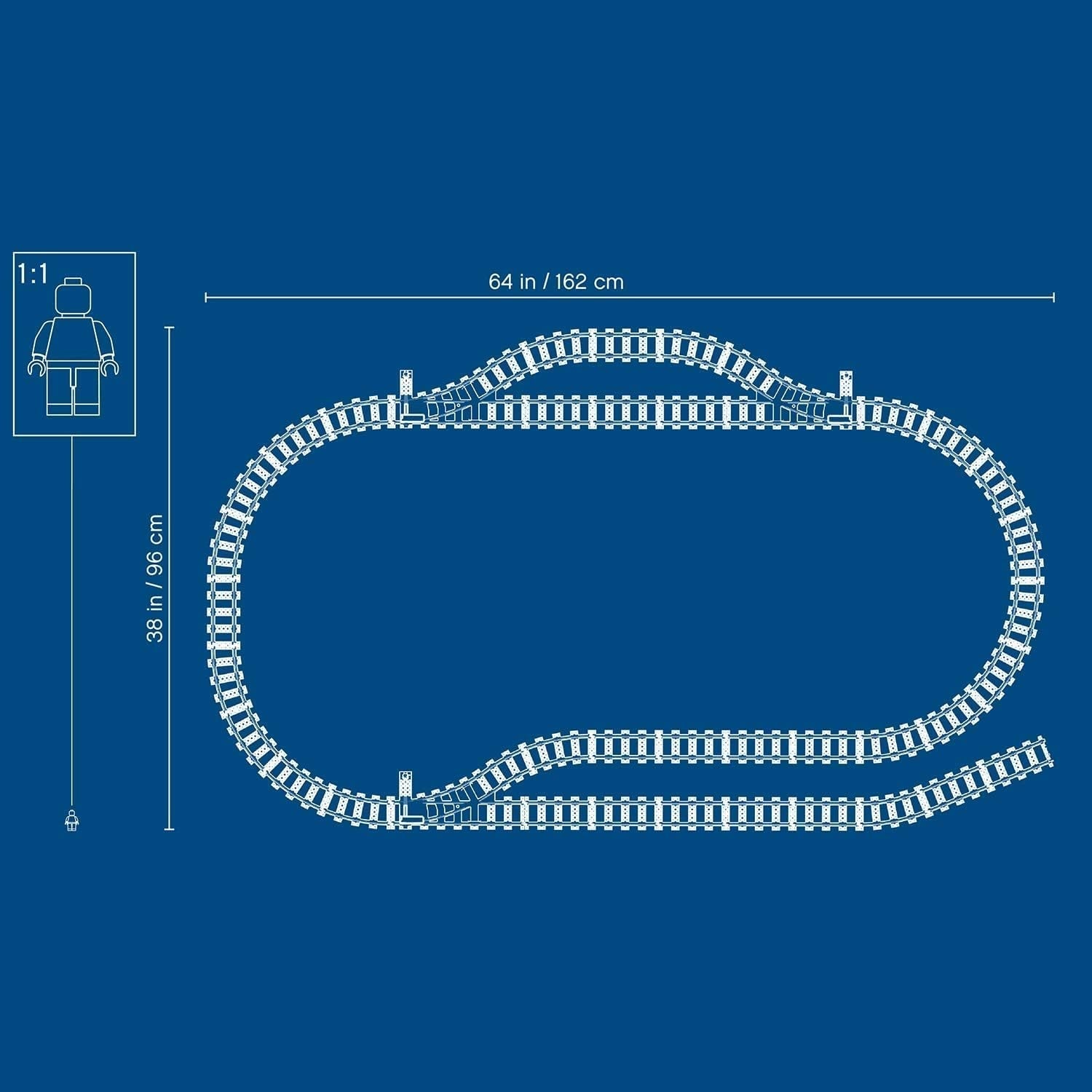LEGO 60205 City Tracks Set di espansione da 20 pezzi per bambini Set di giocattoli per ragazzi e ragazze Set di costruzione Acquista il negozio LEGO