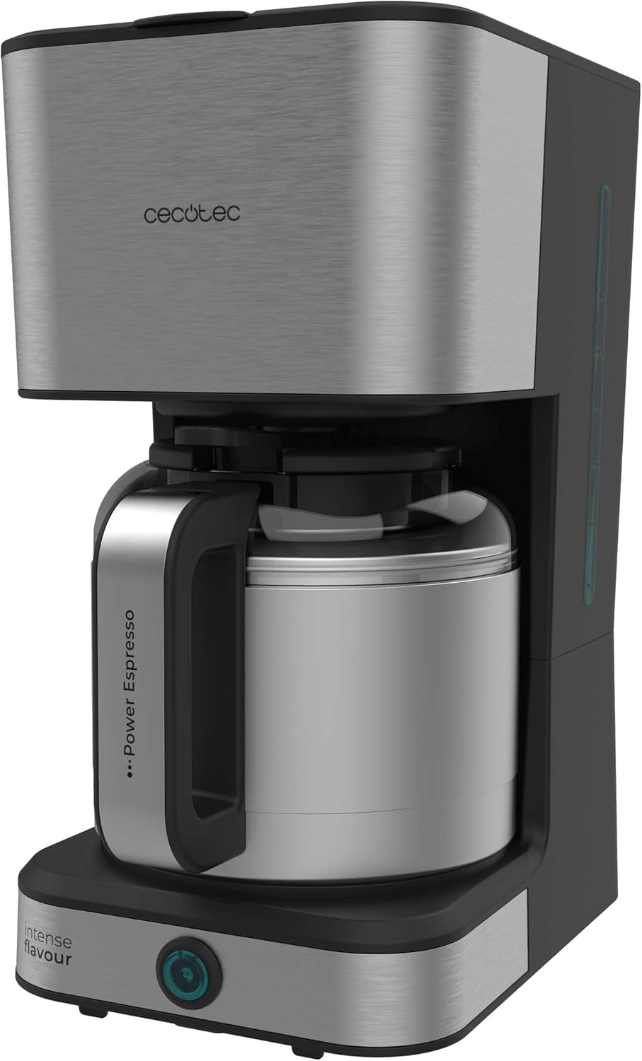 Caffettiera a goccia Cecotec Coffee 66 Drop & Thermo, 950 W, 1,2 L, 10 tazze, tecnologia ExtremeAroma, funzione antigoccia, indicatore del livello dell'acqua, filtro principale riutilizzabile, protezione dal surriscaldamento