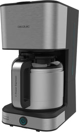 Caffettiera a goccia Cecotec Coffee 66 Drop & Thermo, 950 W, 1,2 L, 10 tazze, tecnologia ExtremeAroma, funzione antigoccia, indicatore del livello dell'acqua, filtro principale riutilizzabile, protezione dal surriscaldamento