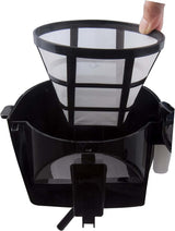 Caffettiera Tristar da 1,25 litri - Per 10-12 tazze, adatta anche per il campeggio, CM-1245, Nero
