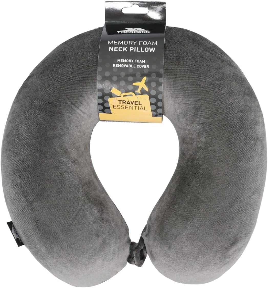 Cuscino cervicale Trespass Memow in memory foam con rivestimento sfoderabile, grigio Ogni cuscino ortopedico cervicale Naty Shop