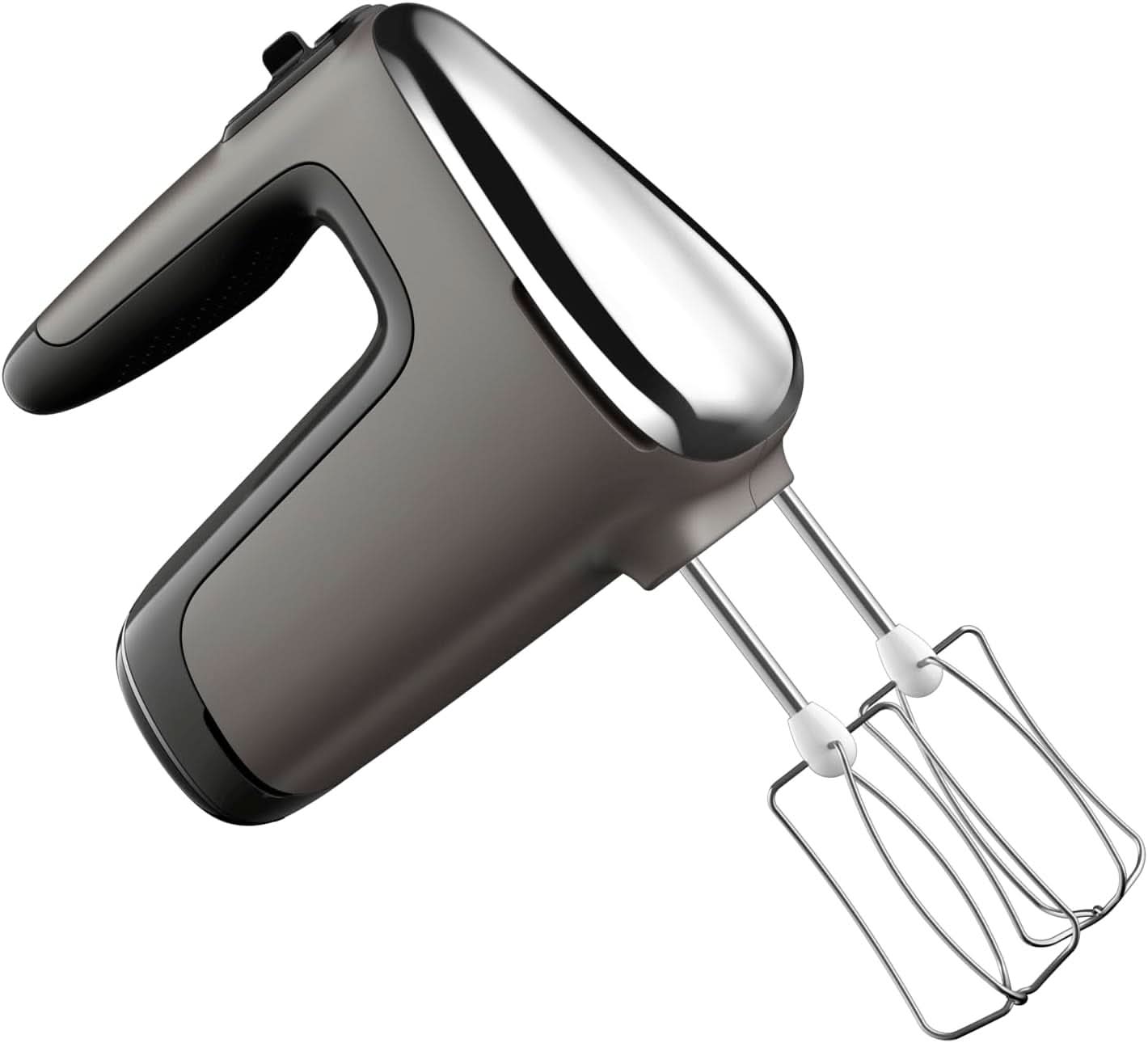 Tefal HT650E Power Mix Silence Miscelatore manuale | 600 Watt | Regolatore di velocità variabile | Funzione Turbo e Auswurf | Motore per il tempo libero estremo | incl. 2 Rührbesen Und 2 Knethaken | Negozio Naty della cucina del grano