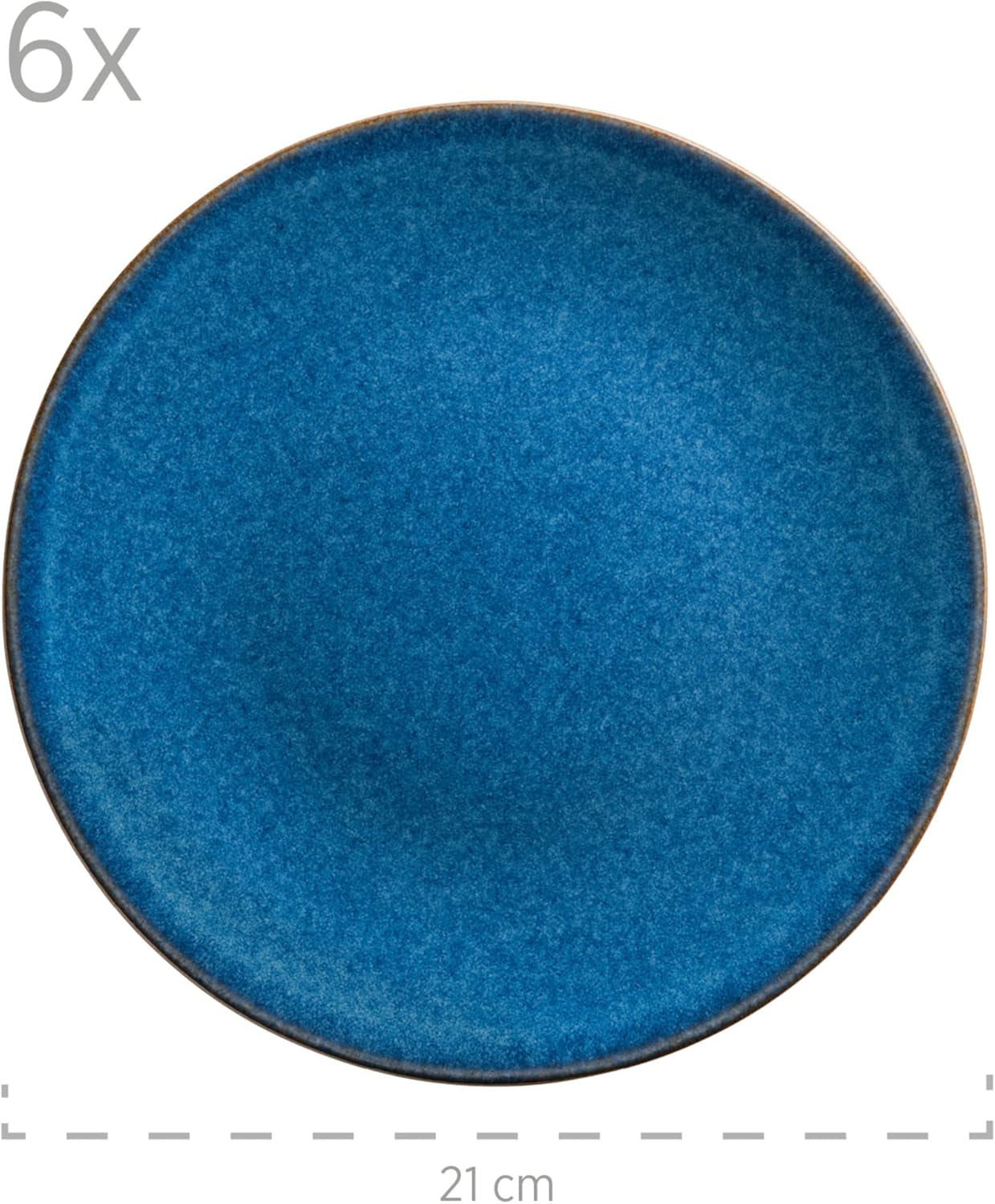 Set colazione MÄSER, ceramica OSSIA, blu reale, blu