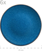 Set colazione MÄSER, ceramica OSSIA, blu reale, blu