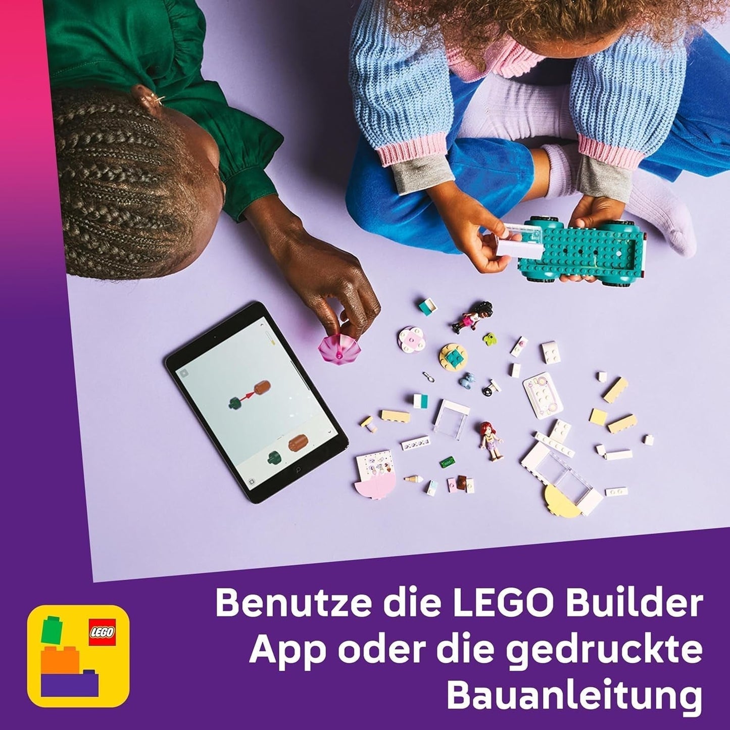 LEGO Friends Heartlake City Furgone dei gelati Set da gioco con 2 personaggi e un coniglietto Set da costruzione per bambine di 4 anni Personaggio giocattolo Minifigure Giocattolo da costruzione 42644 Set da costruzione Acquista il negozio LEGO