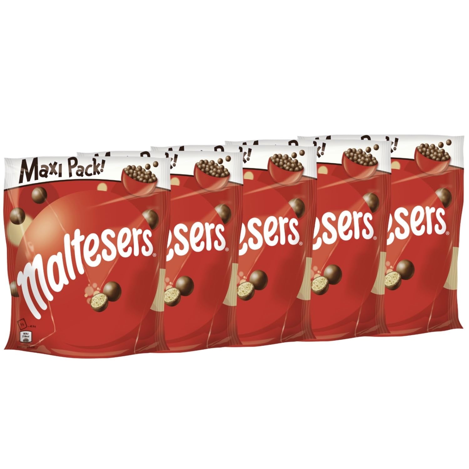 Maltesers, palline di cioccolato dal cuore croccante e leggero, spuntino arioso al cioccolato, 1 confezione (1 x 300 g)