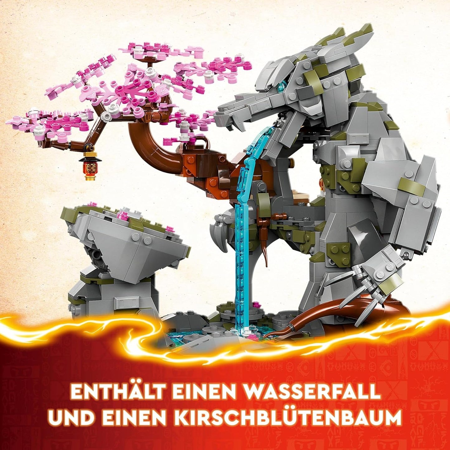 LEGO NINJAGO Dragon Stone Temple Dragon Toy con 6 personaggi Ninja, grande set da costruire, giocare ed esporre, regalo di compleanno per ragazzi e ragazze 13+ 71819 Set da costruzione Besuche den LEGO-Store