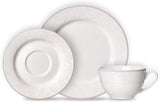 Ritzenhoff & Breker Servizio da caffè Isabella, 18 pezzi, porcellana fine, bianco con ornamenti, 37 x 26 x 25 cm