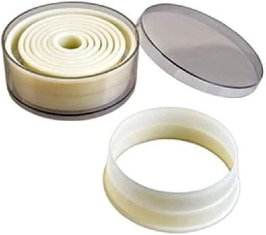 - Corta Masas Redondo LISO Set 9 Pezzi