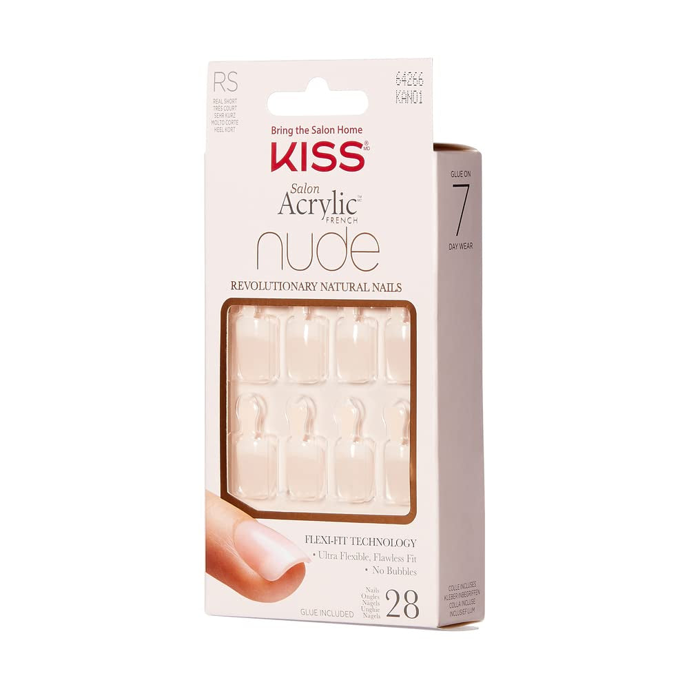 Kiss Nude Nails Unghie stupefacenti (confezione da 2)