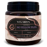 VEGAIROA - No Yellow Plex Mask - Maschera neutralizzante per toni gialli e arancioni - Cura idratante - Pigmento viola - Prodotto professionale vegano per capelli - Maschera per capelli Naty Shop 275g Titolo predefinito