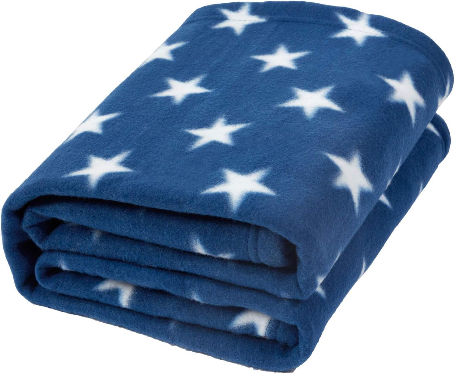 DREAMSCENE comoda coperta soffice coperta in pile - coperta da soggiorno calda invernale morbida, coperta per divano, coperta per divano, morbida coperta per bambini, soggiorno e morbide coperte 120X150 cm, coperta per divano stelle grigie Letti e coperte Besuche den DREAMSCENE-Store Blu 120 X 150 cm