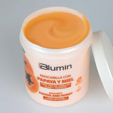 Maschera per capelli con papaya e miele, maschera per capelli Naty Shop da 700 ml