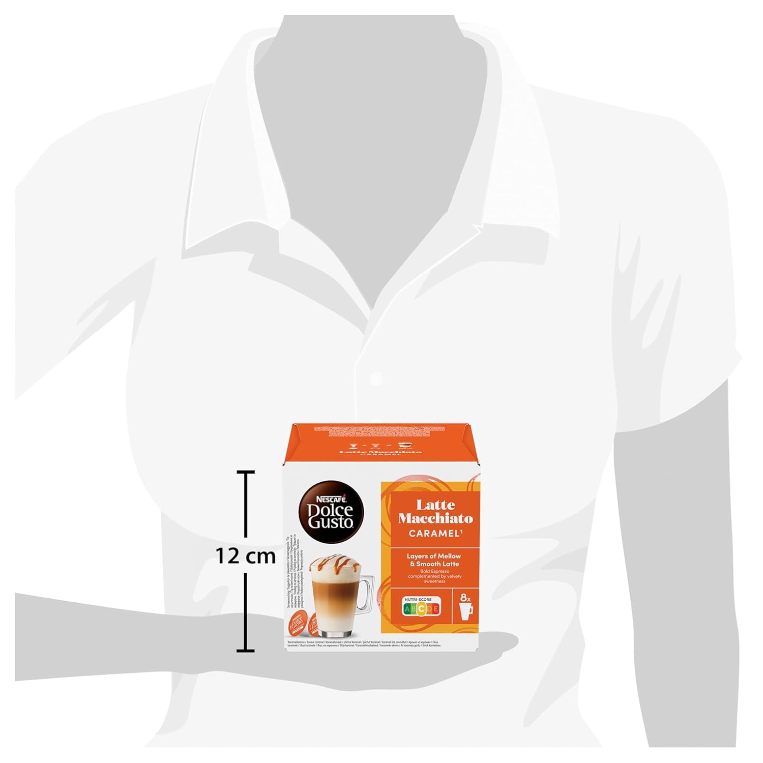 NESCAFÉ DOLCE GUSTO Latte Macchiato Caramel Kaffeekapseln Confezione da 6 (6 x 16 Kapseln)