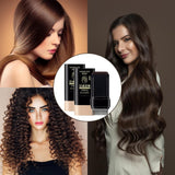 2 Pezzi di Polvere per Capelli Castano Scuro, Polvere per Capelli, Correttore per Capelli, Matite Colorate per Capelli con Pettine, Strumento per Coprire i Capelli Grigi per Donne e Uomini (40g, Marrone Scuro) Naty Shop Tinture per capelli