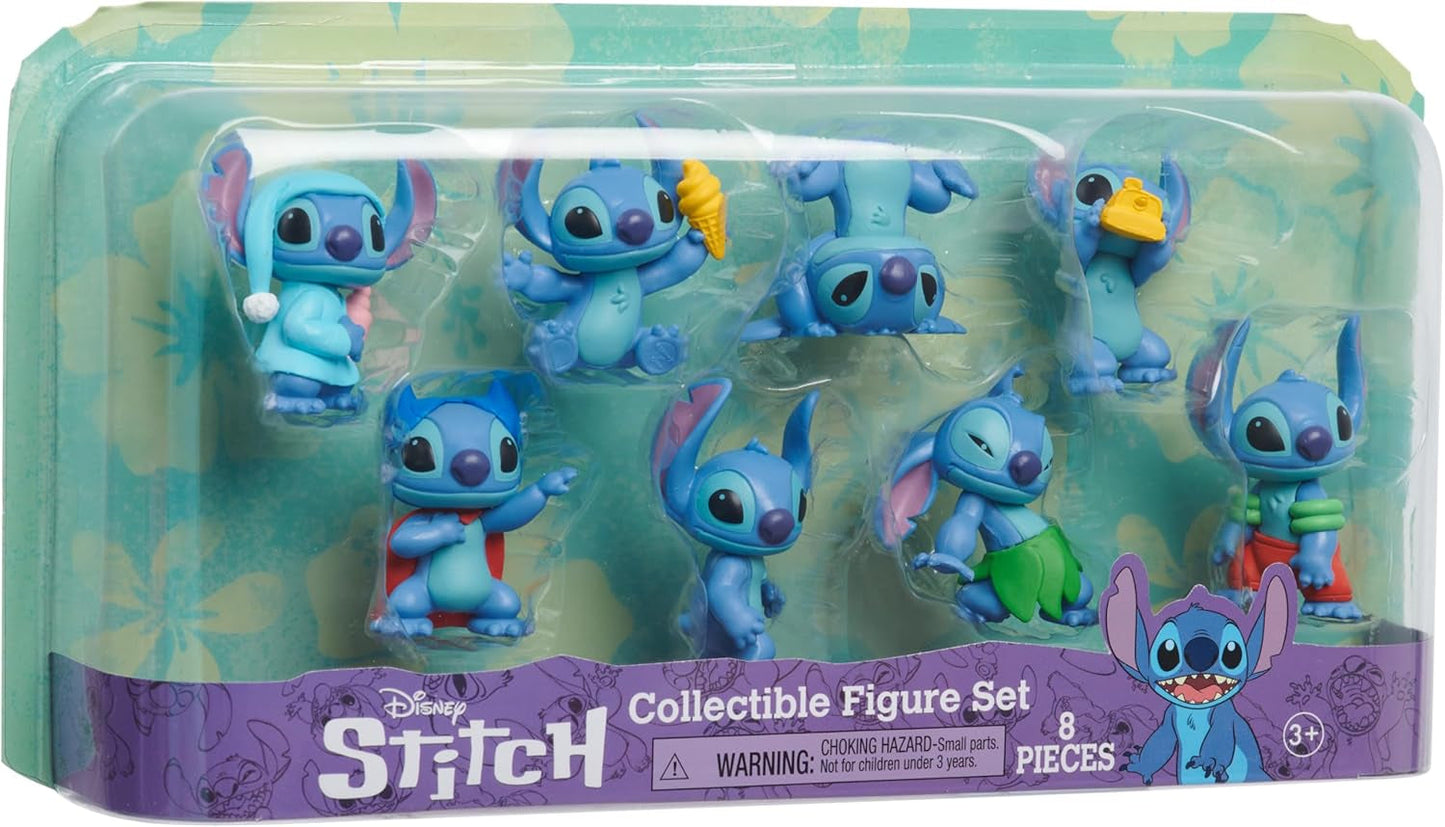 Stitch Disney's Lilo Collectible Friends Figures Set 8 Figure Set 5 cm di altezza Figure da collezione Giocattolo di 3 anni di Just Play Action Figures Naty Shop