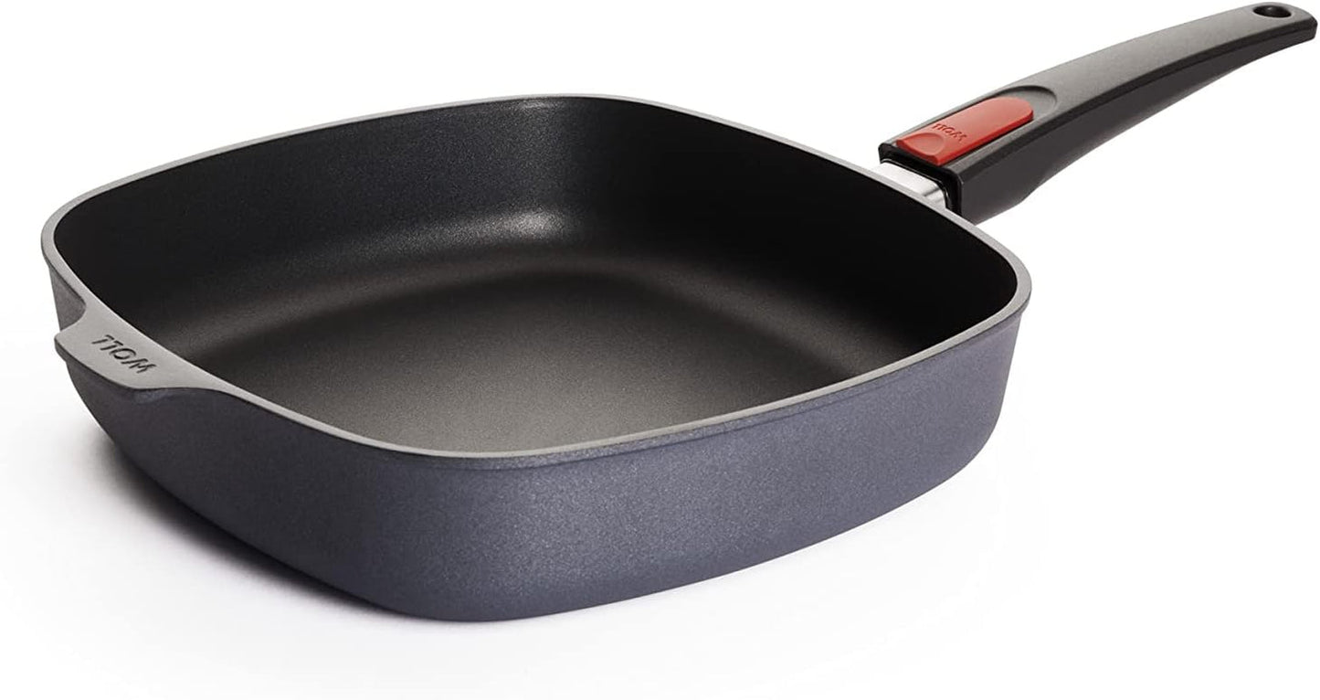 Padella Quadrata Woll Diamond Lite Altezza 6 Cm - Senza Induzione Pentole e Padelle Naty Shop 26X26 Cm