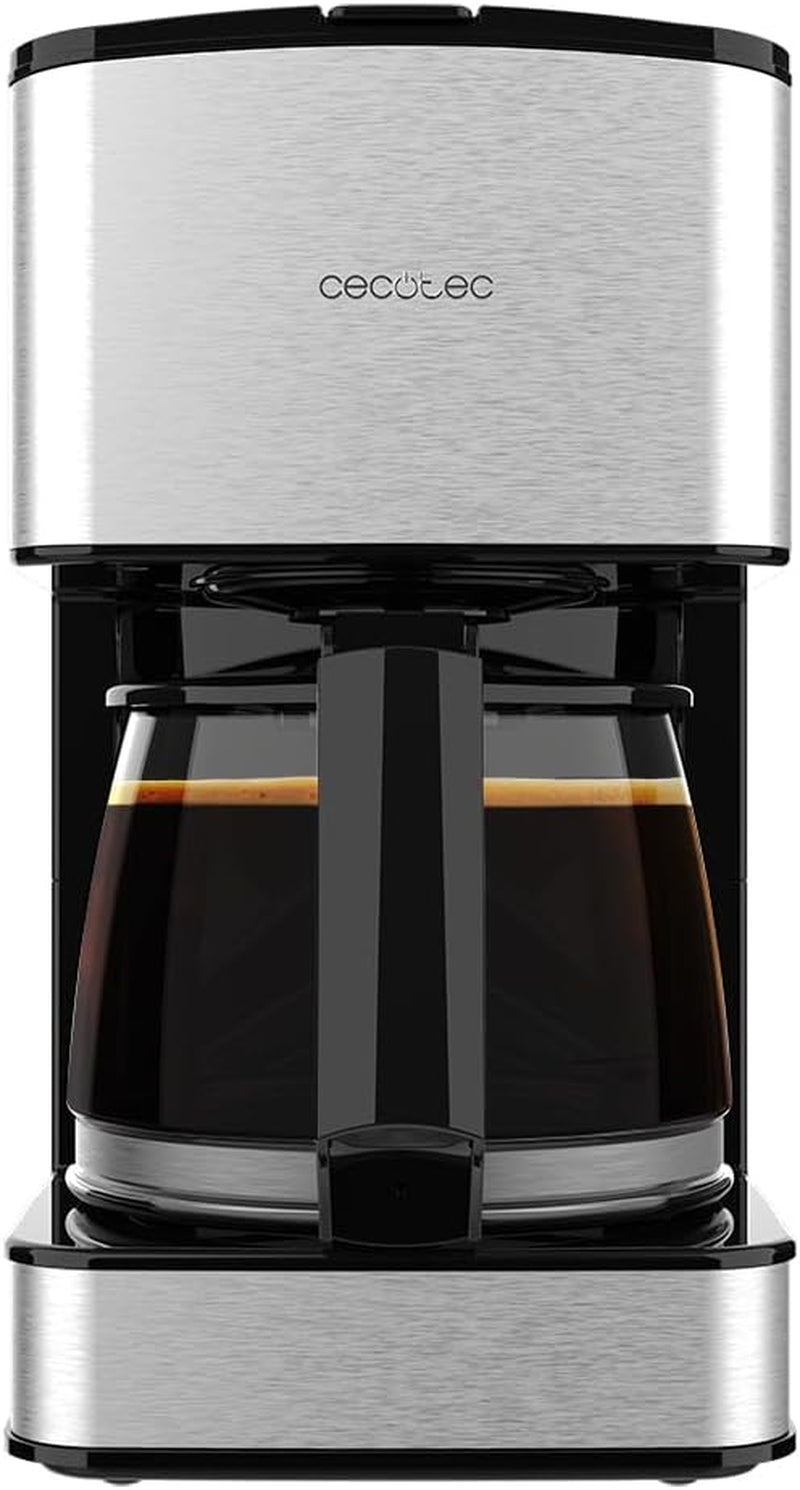 Espresso con filtro Cecotec Coffee 66 Drop and Touch, potenza 950 W, 1,5 L, 12 tazze, touch screen, caraffa in vetro, timer 24 ore, 6 interruttori, filtro a rete riutilizzabile