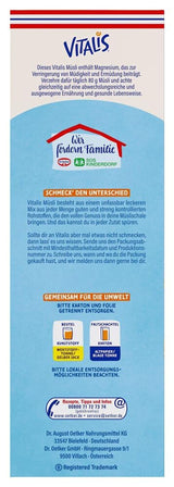 Dr. Oetker Vitalis Less Sweet Crunchy Pure: muesli croccante con il 30% di zucchero in meno, confezione da 5 (5 x 600 g)