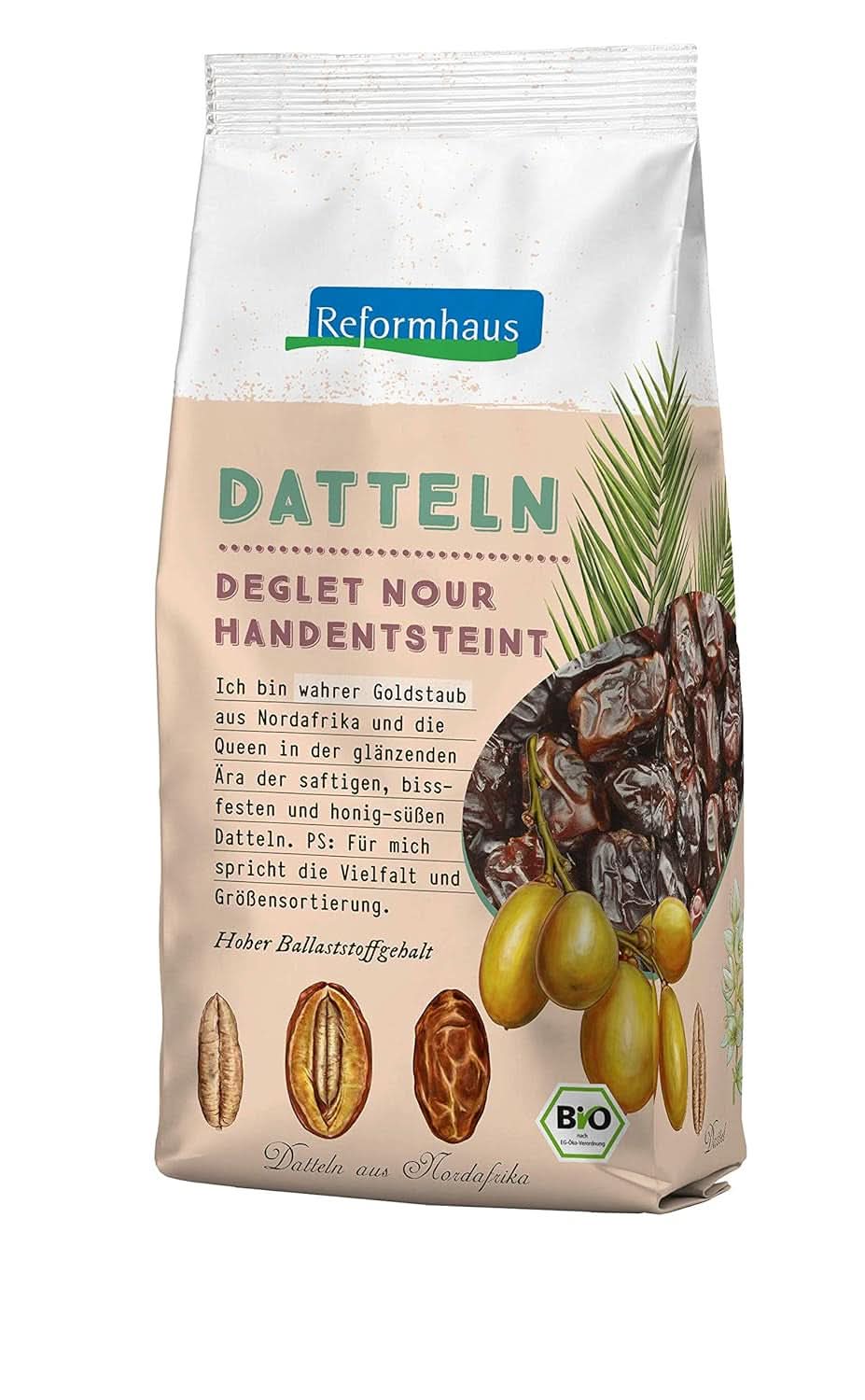 Datteri senza semi Tunisia, 400 grammi Prodotti disidratati Naty Shop