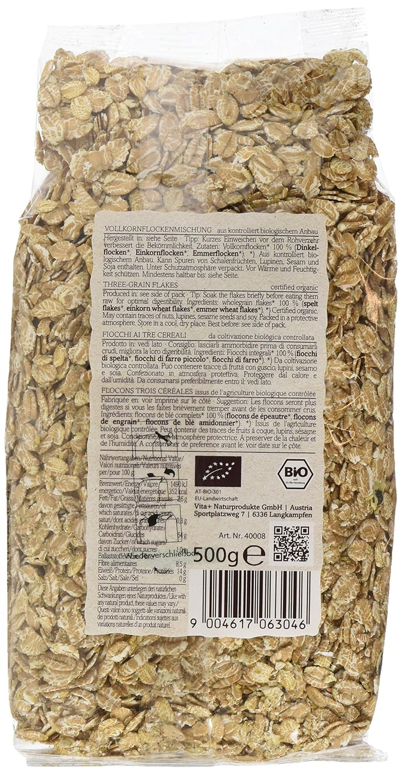 Verival Urkornflocken - Bio, Confezione 6Er (6 X 500 G) Cereali Naty Shop