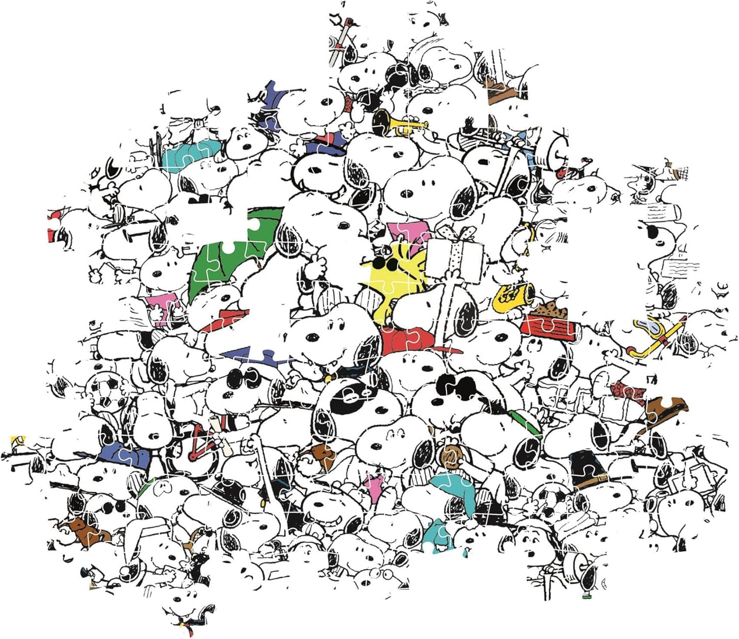 Clementoni - 39804 - Impossible Puzzle Peanuts - Puzzle da 1000 pezzi per adulti e bambini dai 14 anni, gioco di abilità per tutta la famiglia Puzzle Naty Shop
