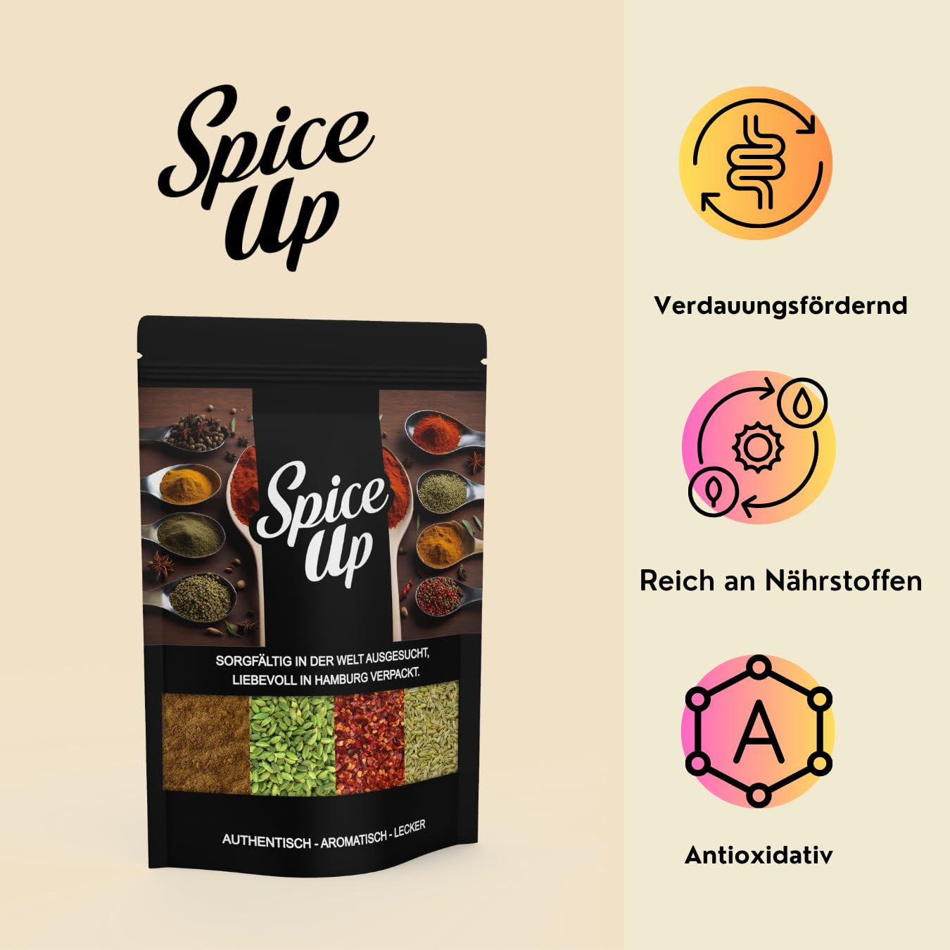 Spice up Colorante alimentare arancione 50G – Colorante alimentare arancione 50G – Polvere colorata brillante per idee in cucina e al forno – Per dessert, bevande, curry e decorazioni creative – Vegano e senza additivi artificiali