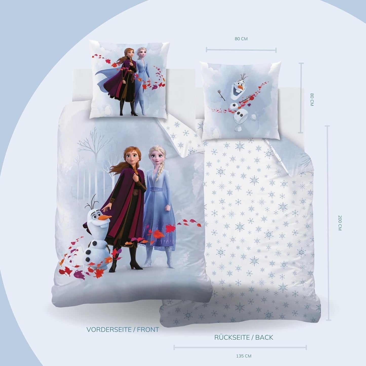Biancheria da letto per bambini, vari personaggi dei cartoni animati, 100% cotone Biancheria da letto - bambini Naty Shop