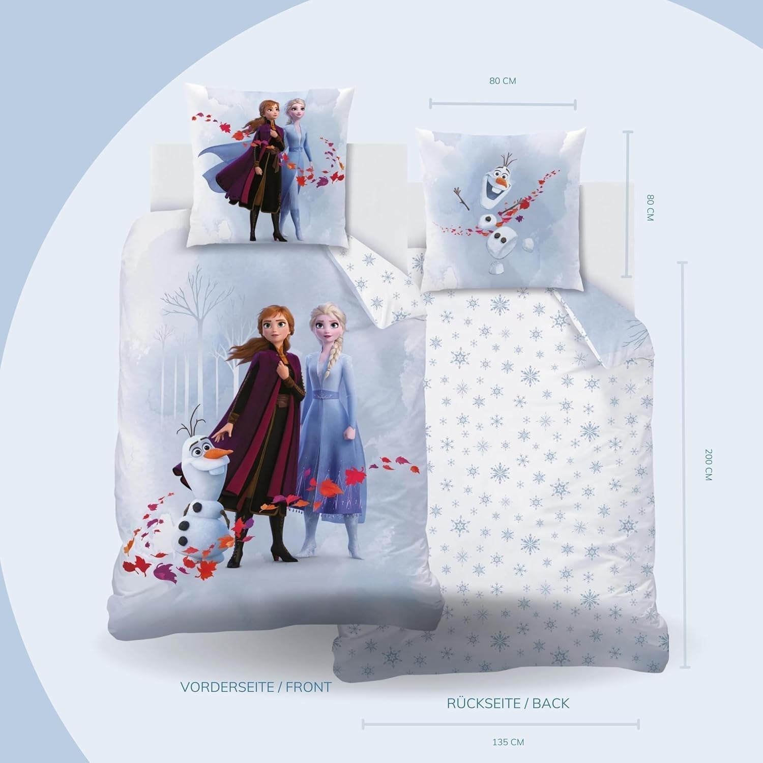 Biancheria da letto per bambini, vari personaggi dei cartoni animati, 100% cotone Biancheria da letto - bambini Naty Shop