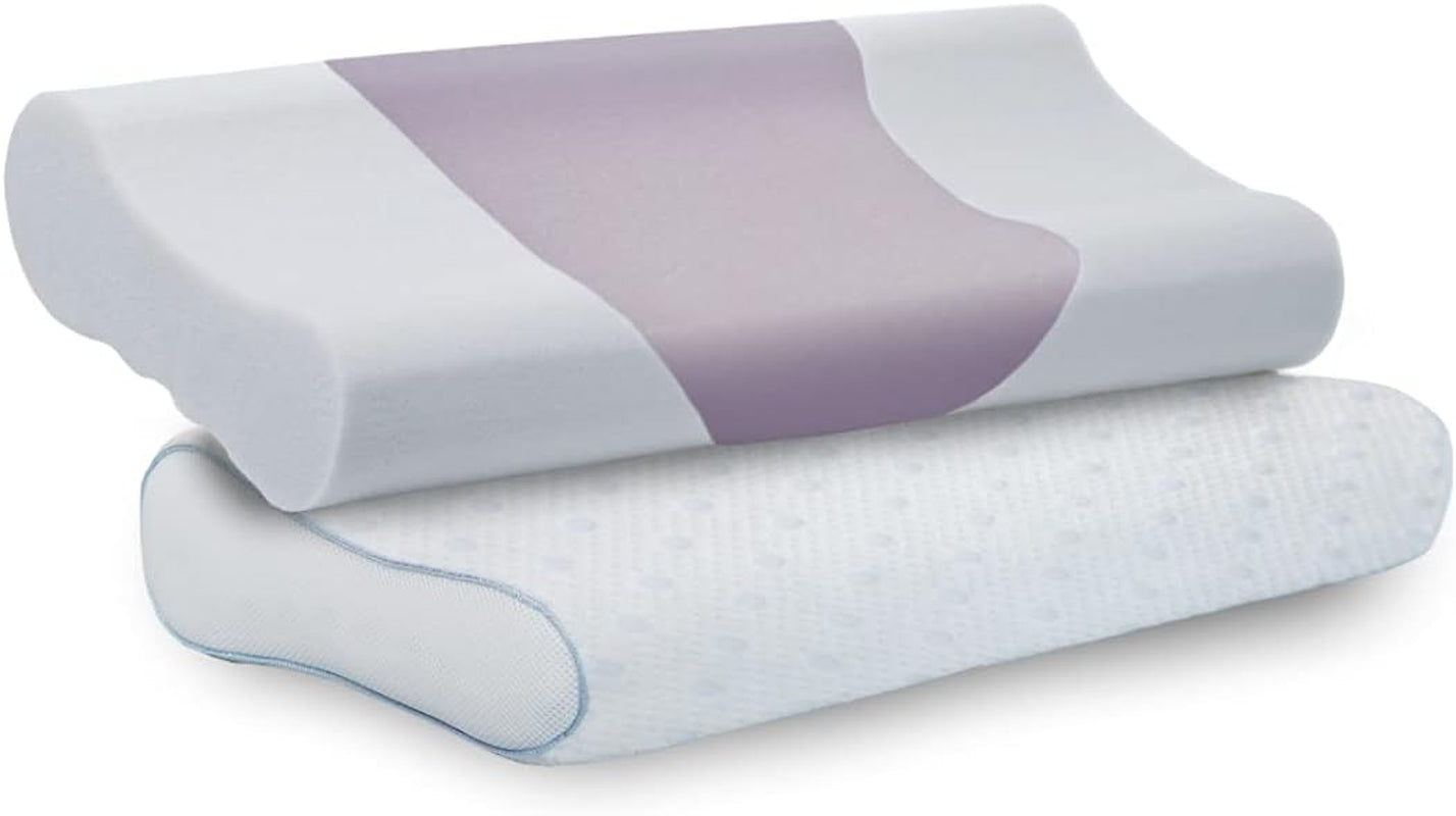 PARADIES Cuscino cervicale 40X80 Cm - Revita Ergonomic - Certificato IGR, Cuscino ergonomico per il sostegno del collo Altezza: 10 Cm Cuscini ortopedici cervicali Naty Shop Revita Vario-Ergonomic