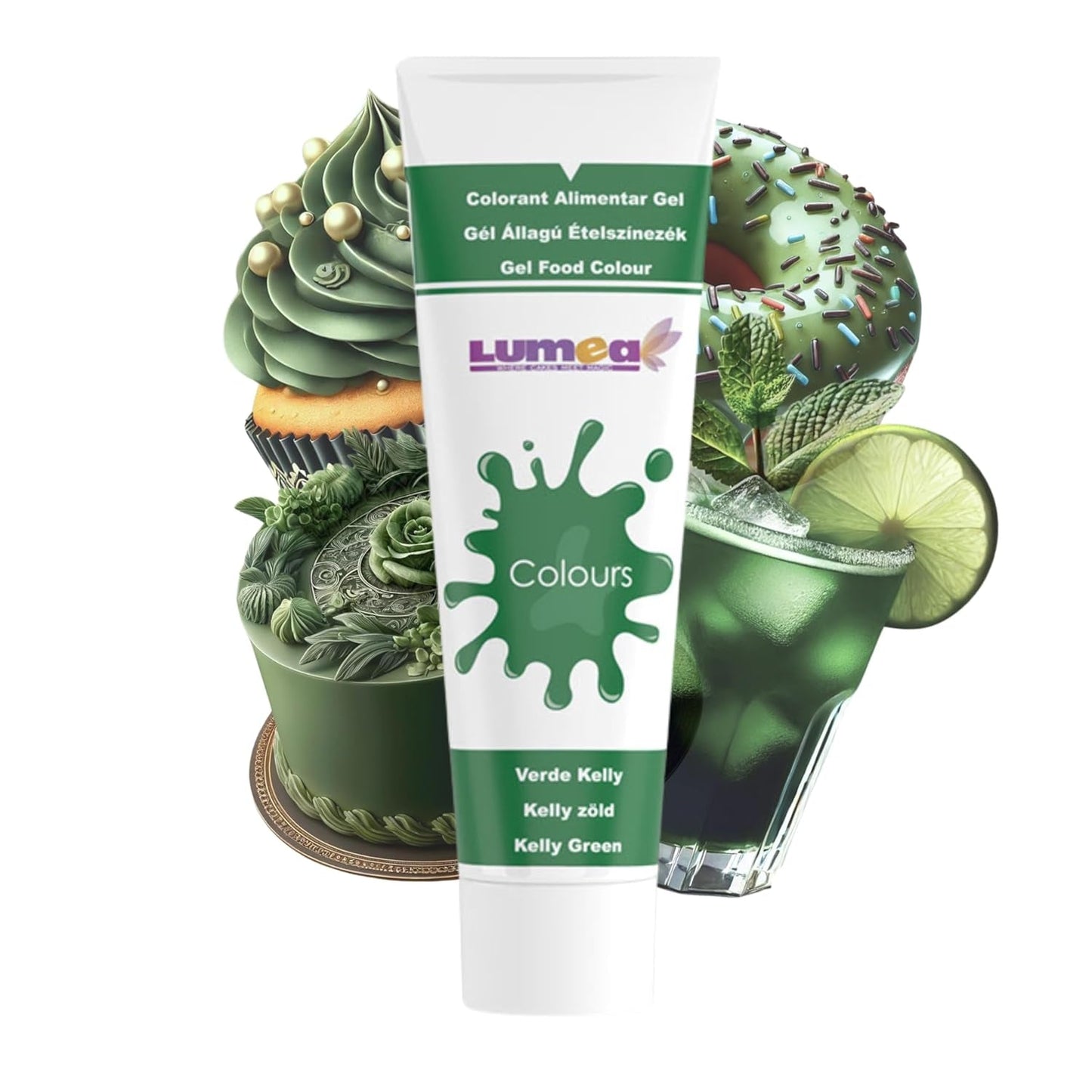 Dekozauber 24 coloranti alimentari rossi, gel, 30 g, vegani, senza zucchero, altamente concentrati, coloranti alimentari rossi per fondente, crema al burro, bevande e altro