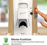 Macchina per caffè espresso con capsule PHILIPS Senseo Select - Intensity Plus, con funzione Memo per 3 specialità di caffè, Crema Plus, prodotto ecologico, alta qualità, bianco seta (CSA240/05)