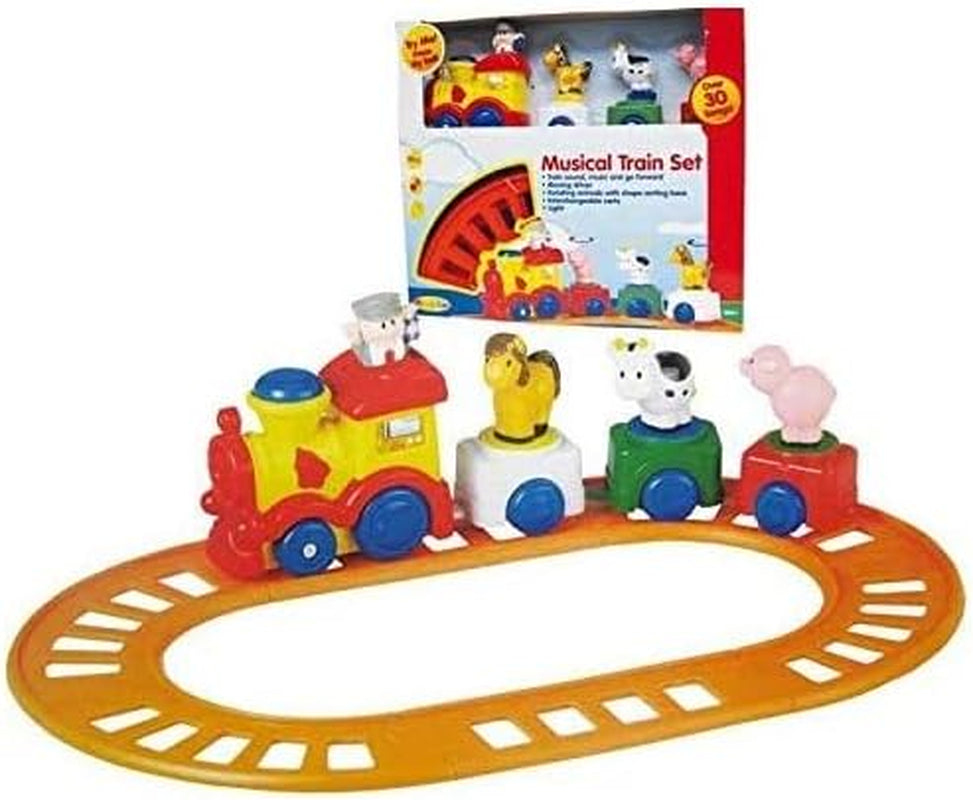 - Trenino musicale Animal Farm (CPA Toy Group 68001), colori/fantasie assortite Jucarii Bebe Naty Shop Titolo predefinito