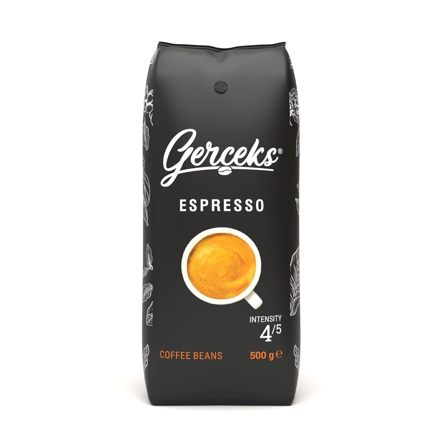 Espresso Kaffeebohnen strong 500g, Barista Kaffee schokoladig und säurearm, Espressobohnen, Bohnenkaffee mit Arabica und Robusta, crema fine, ideale per cappuccino