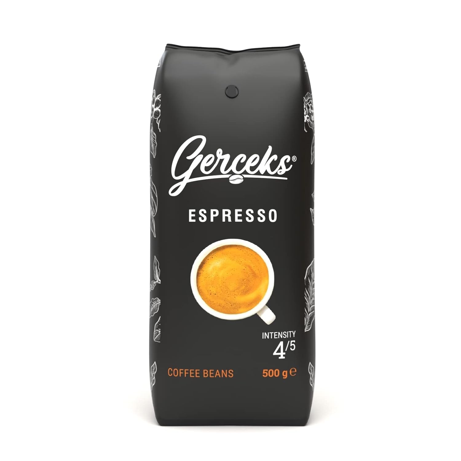 Espresso Kaffeebohnen strong 500g, Barista Kaffee schokoladig und säurearm, Espressobohnen, Bohnenkaffee mit Arabica und Robusta, crema fine, ideale per cappuccino